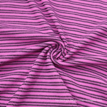 new style two colors stripe jacquard nylon lycra seersucker fabric for bikini